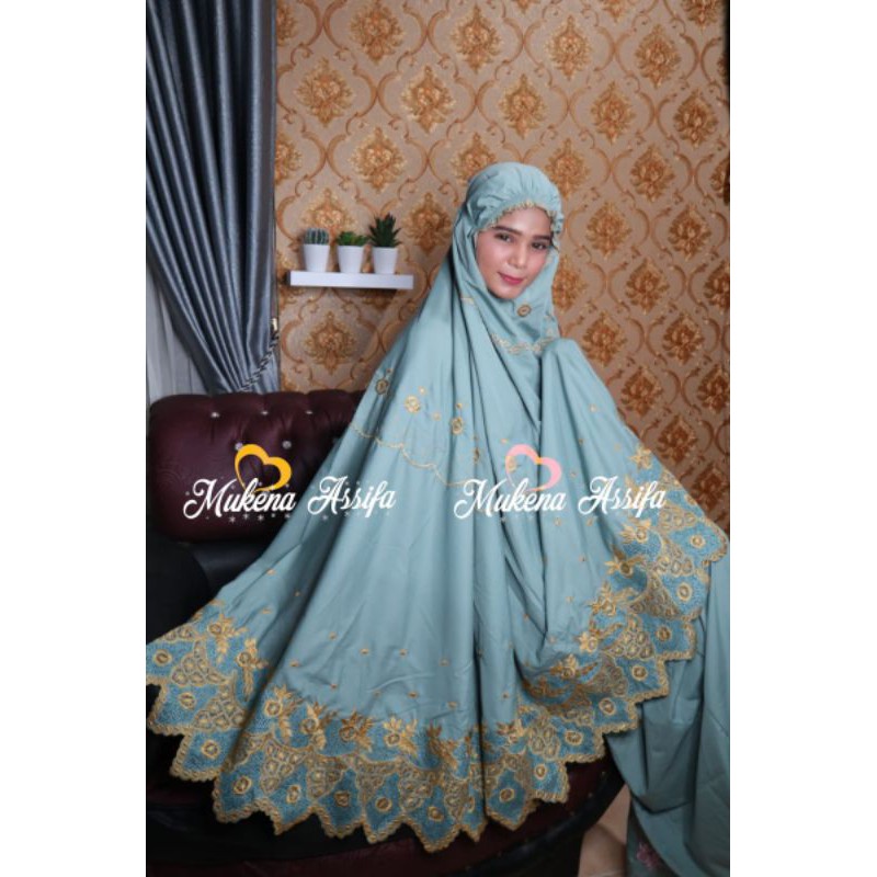 mukena bordir padang bukittinggi