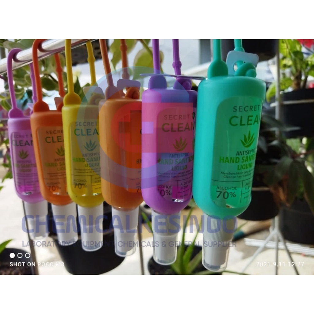 secret clean hand sanitizer spray 60ml / Secret Clean Hand Sanitizer Gel 38 ML