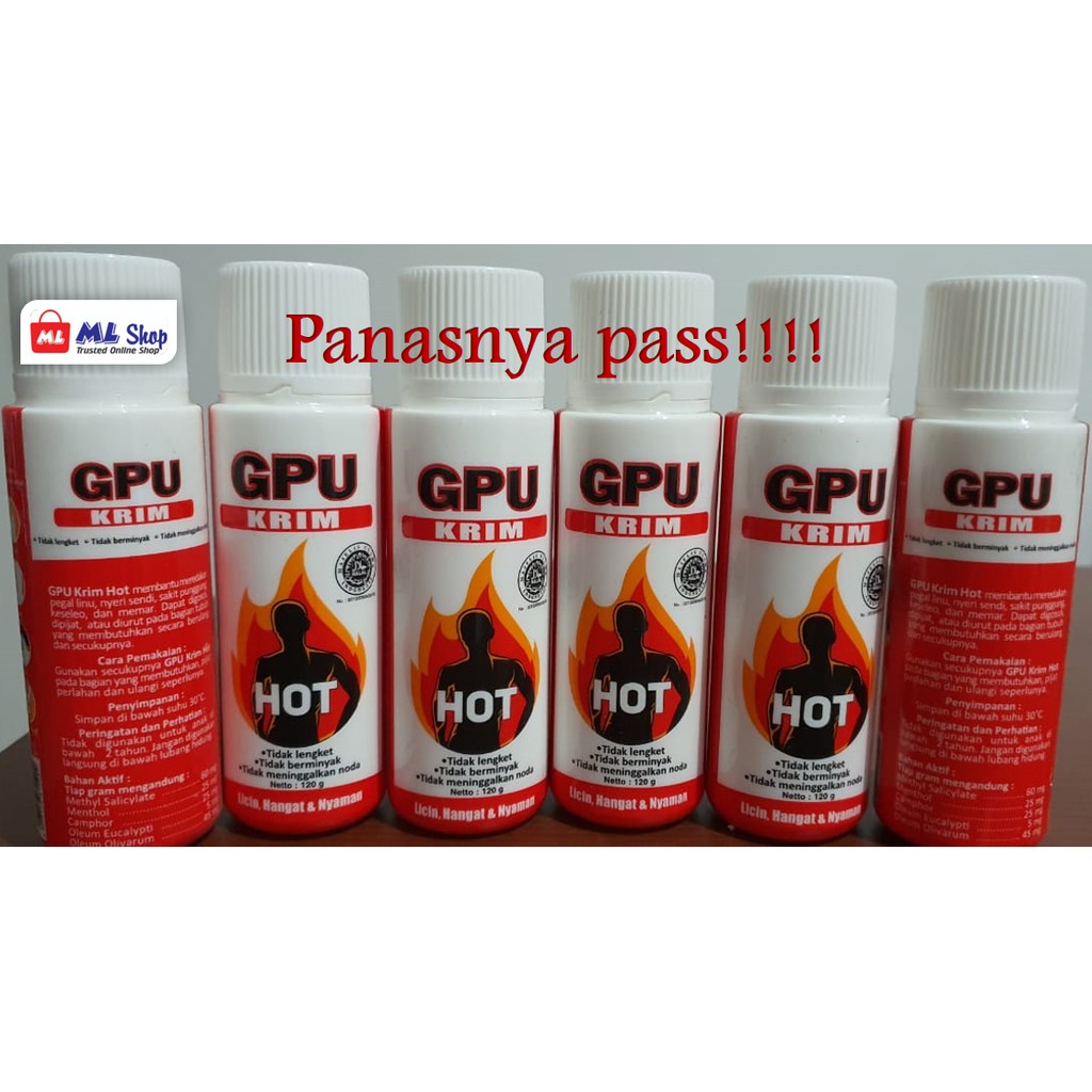 Caplang GPU Krim Hot 120gr - krim gosok panas
