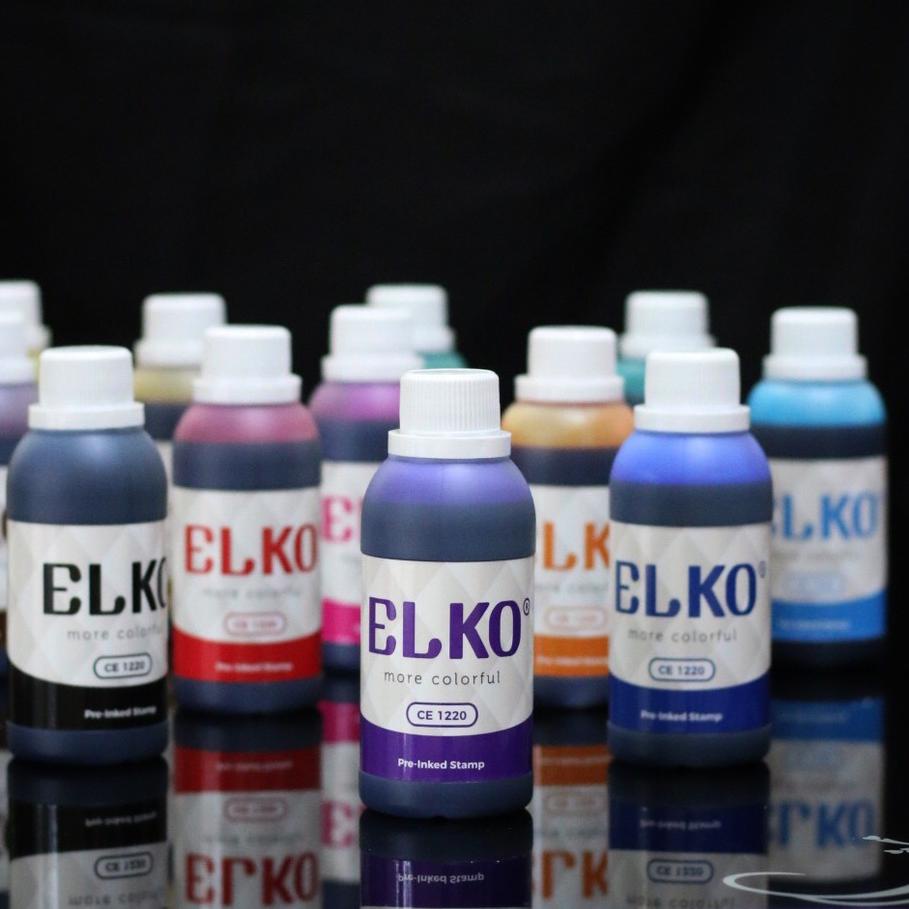 

Trendy Tinta Stempel Flash Trodat Otomatis Warna UNGU VIOLET isi 250 ML ELKO Waterproof <