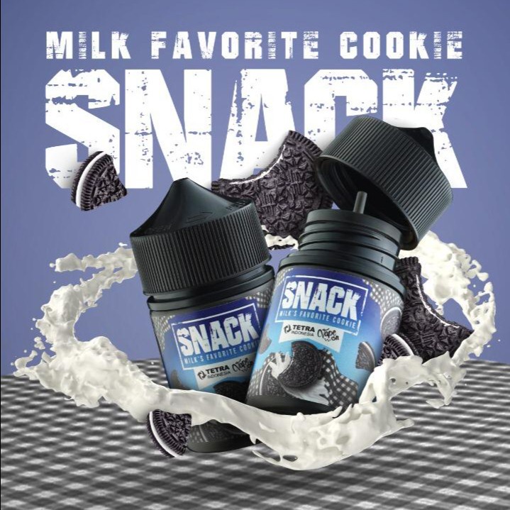 LIQUID SNACK V3 MILKS FAVORITE COOKIE 60ML 3MG-6MG AUTHANTIC LIQUID