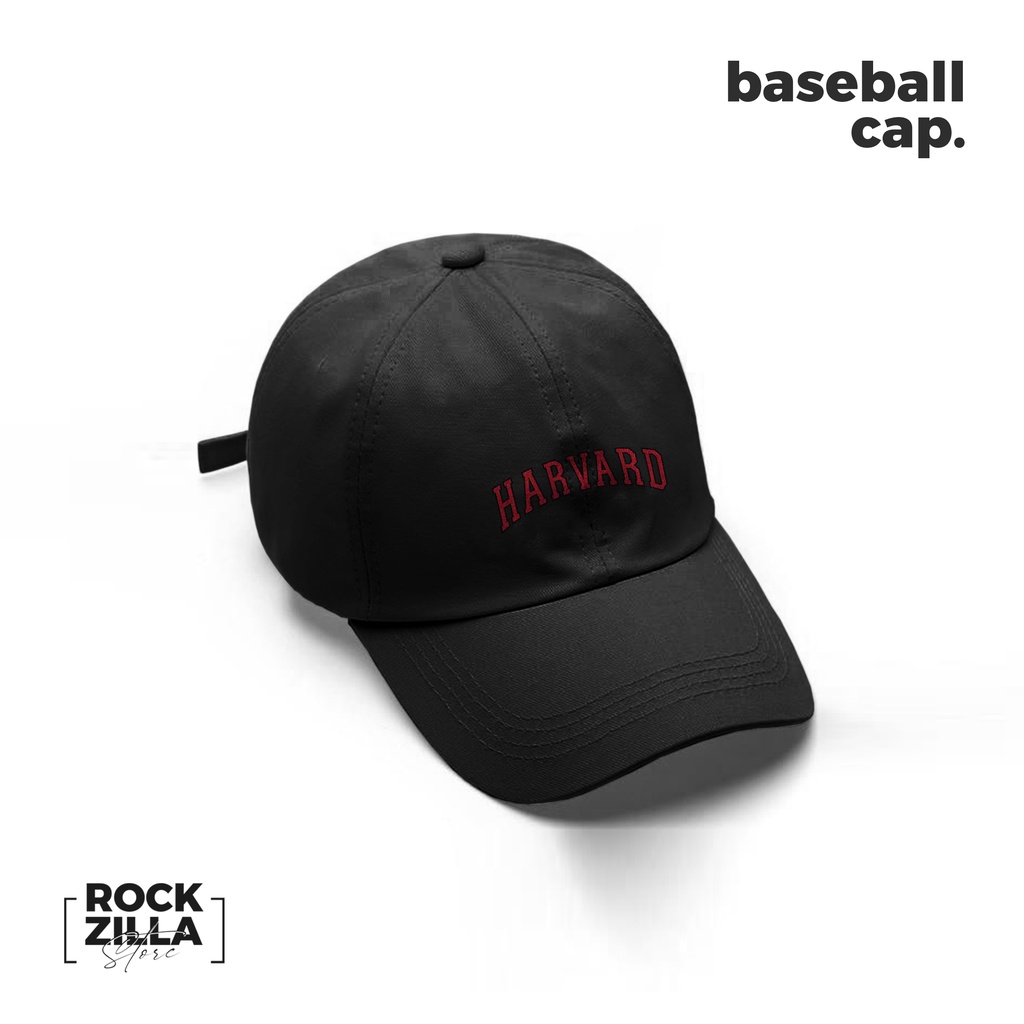 Topi Baseball Cap Distro Premium Custom Tag - Harvard