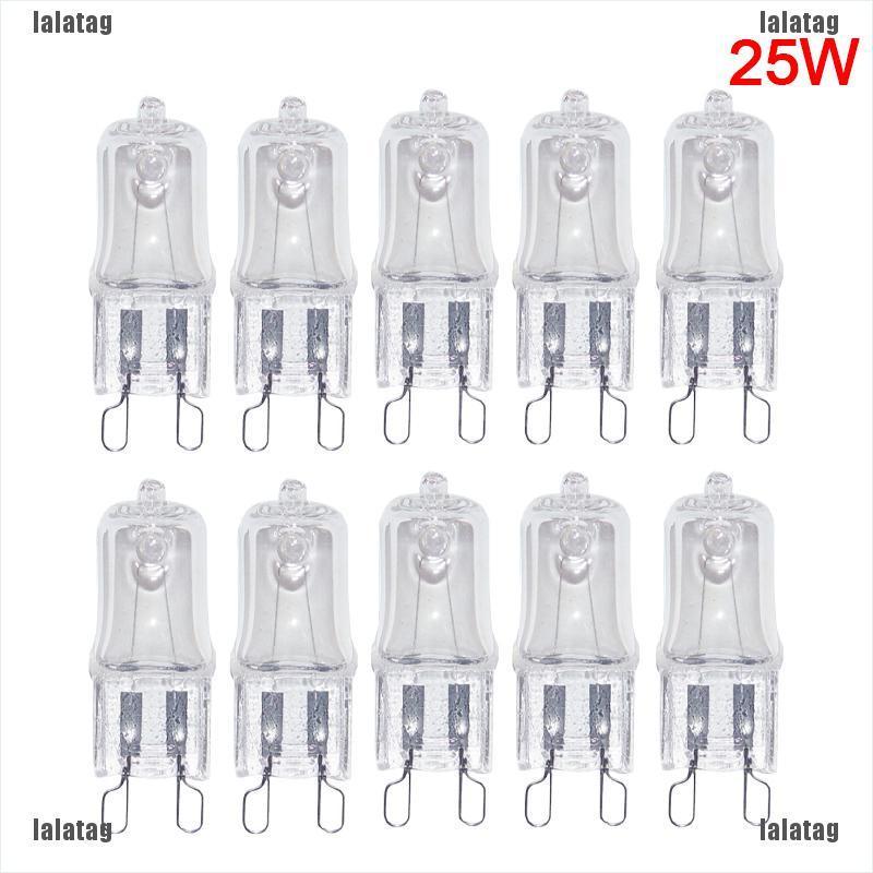 (Lala) 10pcs Lampu Oven G9 25w 28w 40w 60w