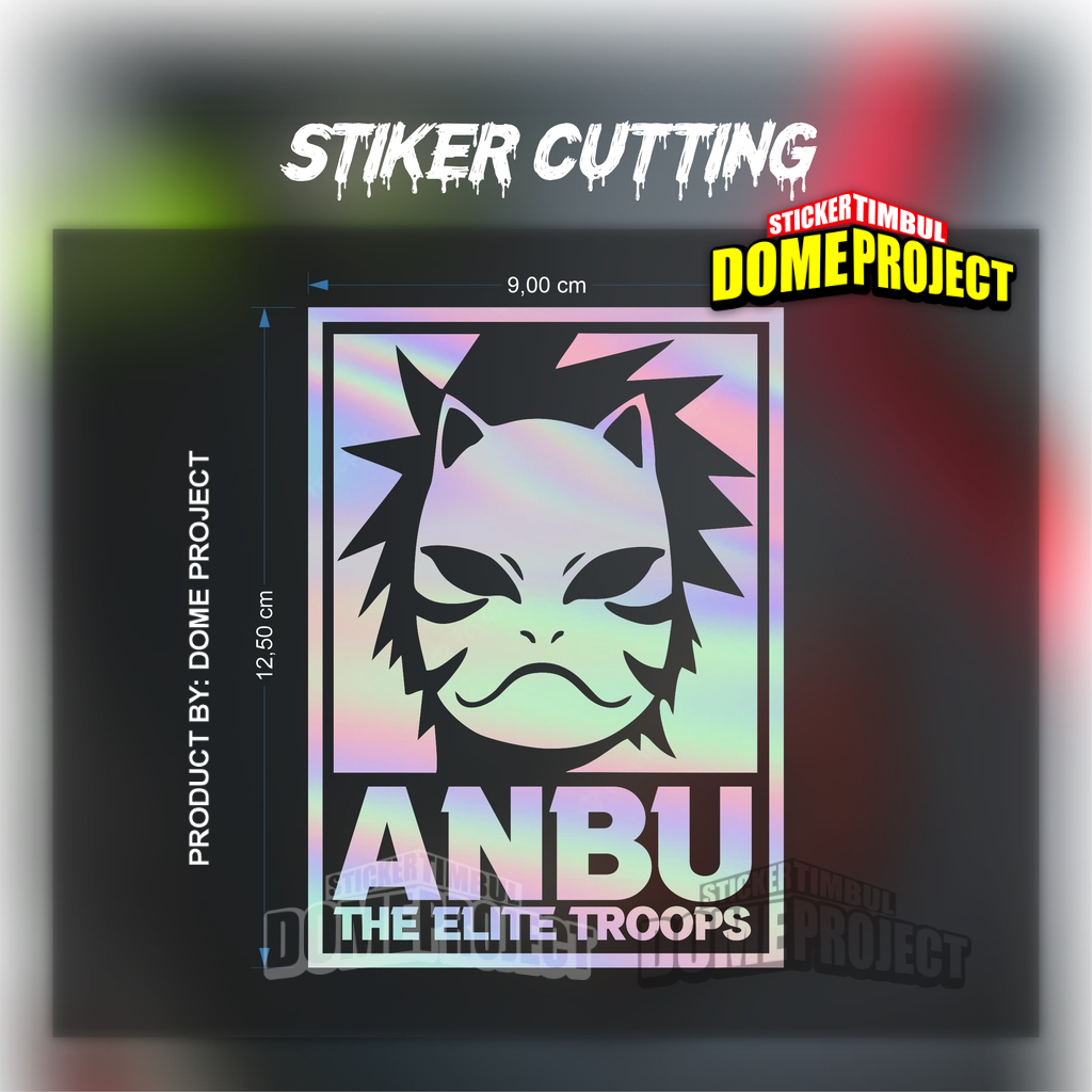 STIKER CUTTING ANIME ANBU THE ELITE TROOPS