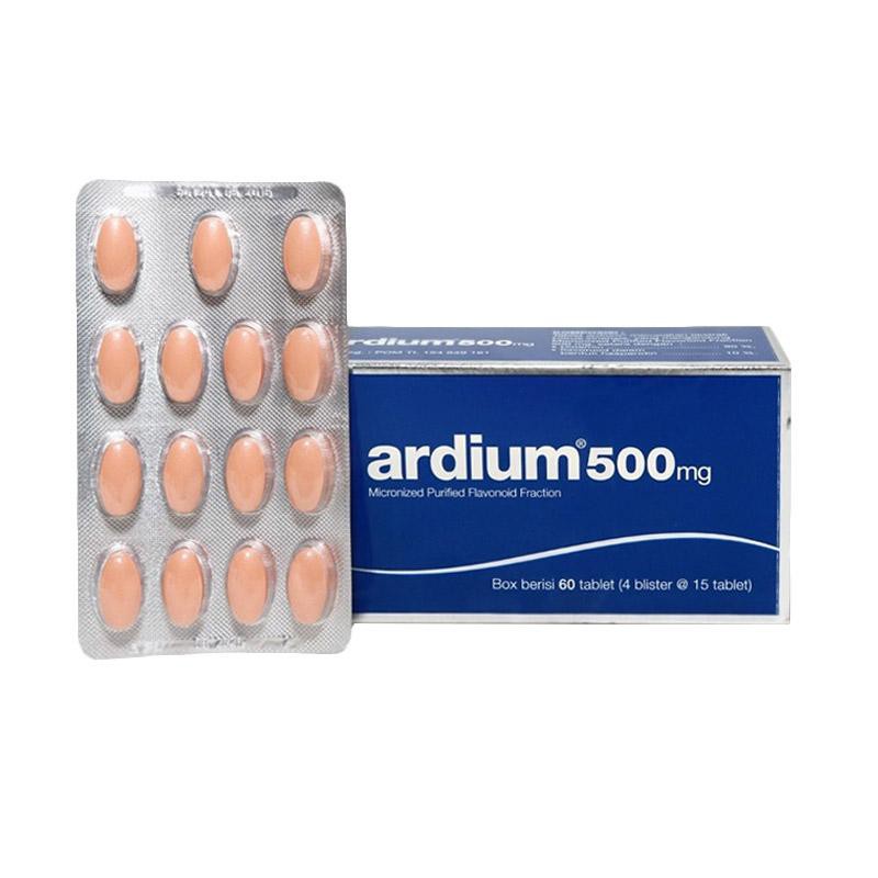 ARDIUM 500mg - Obat Wasir Ambeien Varises Kronis Susah BAB Berdarah Hemoroid Ambeien