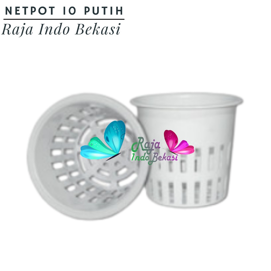 Netpot Besar 10cm Warna Putih Pot Hidroponik Net Pot 10 Cm Hydroponic - Grosir Murah Hidroponik