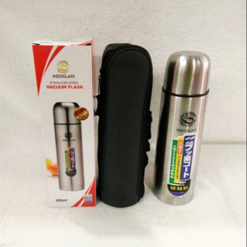 Termos botol Portable Stainles Travel Mug Tumbler Kecil Digital R1U5 Vacuum Cup Kopi Tahan Panas 1 L