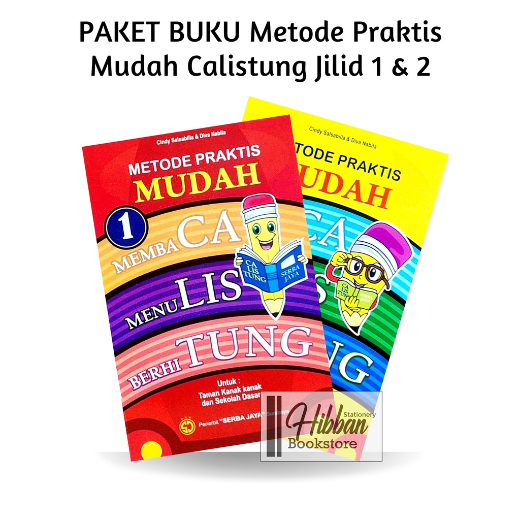 Jual Paket 2 Buku Buku Calistung Anak Metode Praktis Mudah Calistung ...