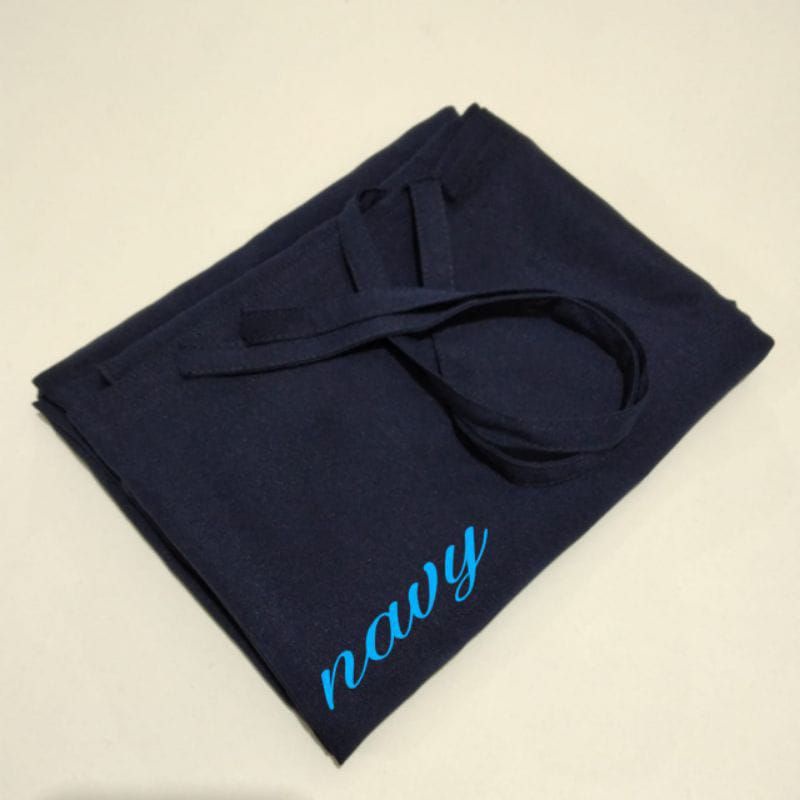 JILBAB BERGO CRINKLE AIRFLOW PREMIUM-Navy