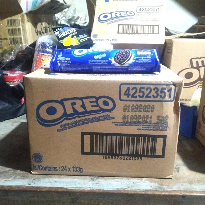 

Oreo vanilla 133gr 1 box (24 x 133g)