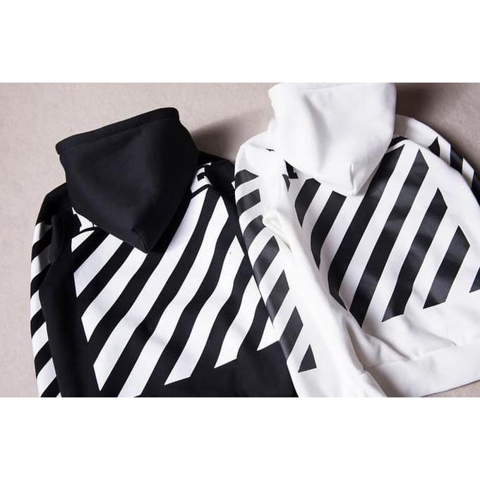 Off White Hoodie Basic Sweater - Putih, M
