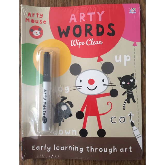 

Wipe Clean Book - Arty Words (include spidol)