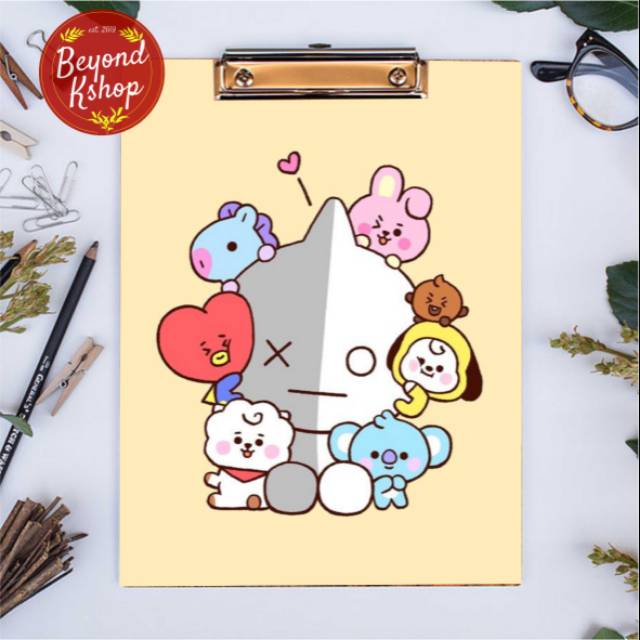 

PAPAN UJIAN KPOP MURAH BTS BT21 BABY