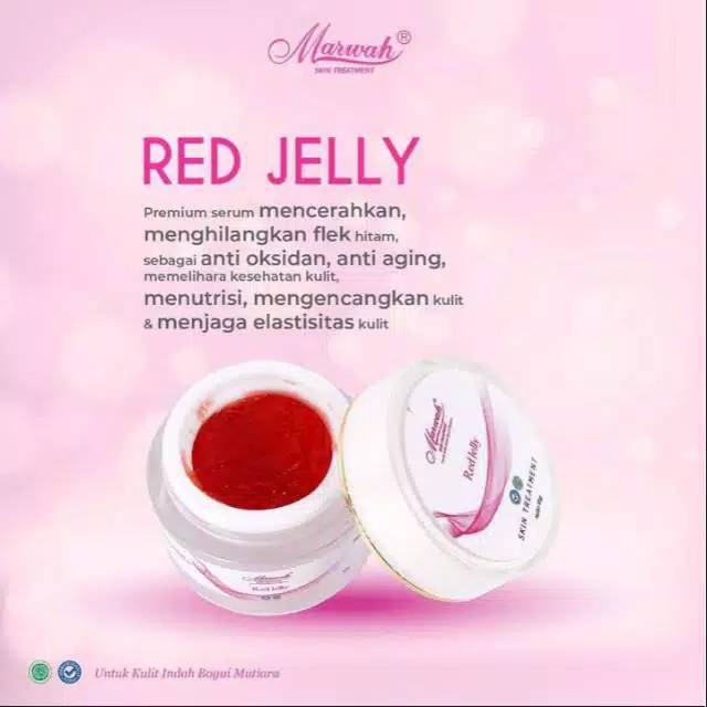 Marwah Red Jelly (mengcilkan pori2, noda flek, mencerahkan)