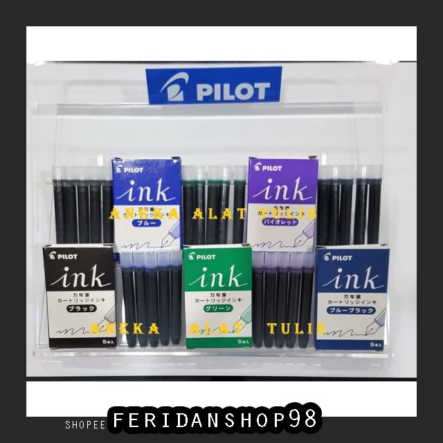 

FR70 PULPEN PILOT INK CARTRIDGE BEST TINTA KATRID IRF-5S - BIRU BY FERIDANSHOP98
