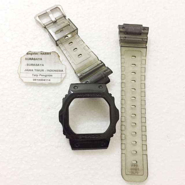 BNB Gshock DW5600 BLACK SMOKE GRADIENT Strap Besel Casio G-shock