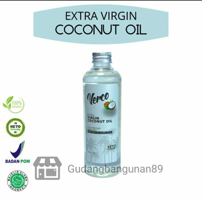 Extra Virgin Coconut Oil 250ML/VERCO VCO/Minyak Kelapa Murni 100%