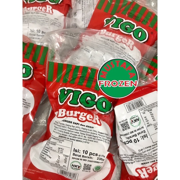 

Vigo Burger Sapi 250gr