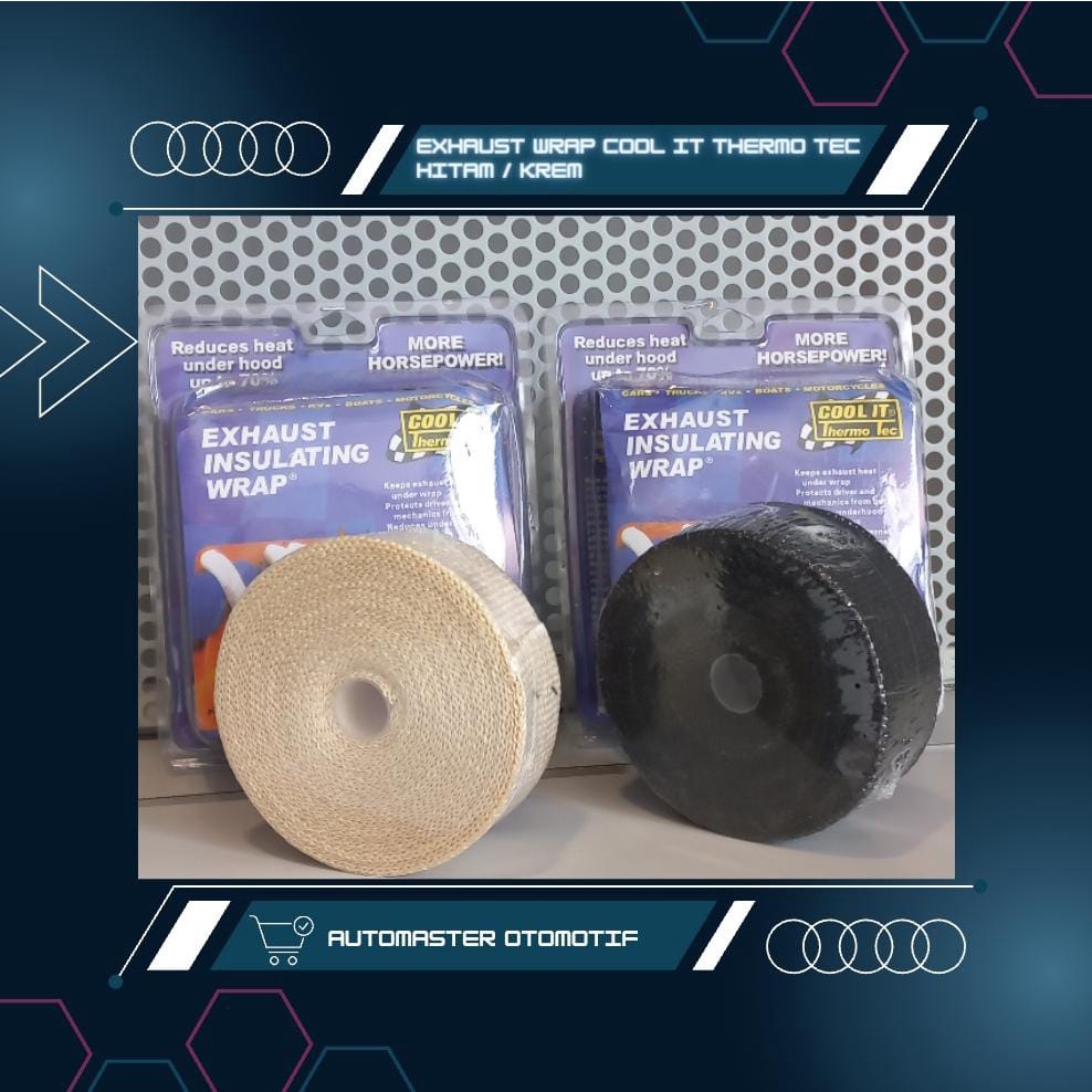 

Exhaust Wrap Cool It Thermo Tec Peredam Panas Header Universal