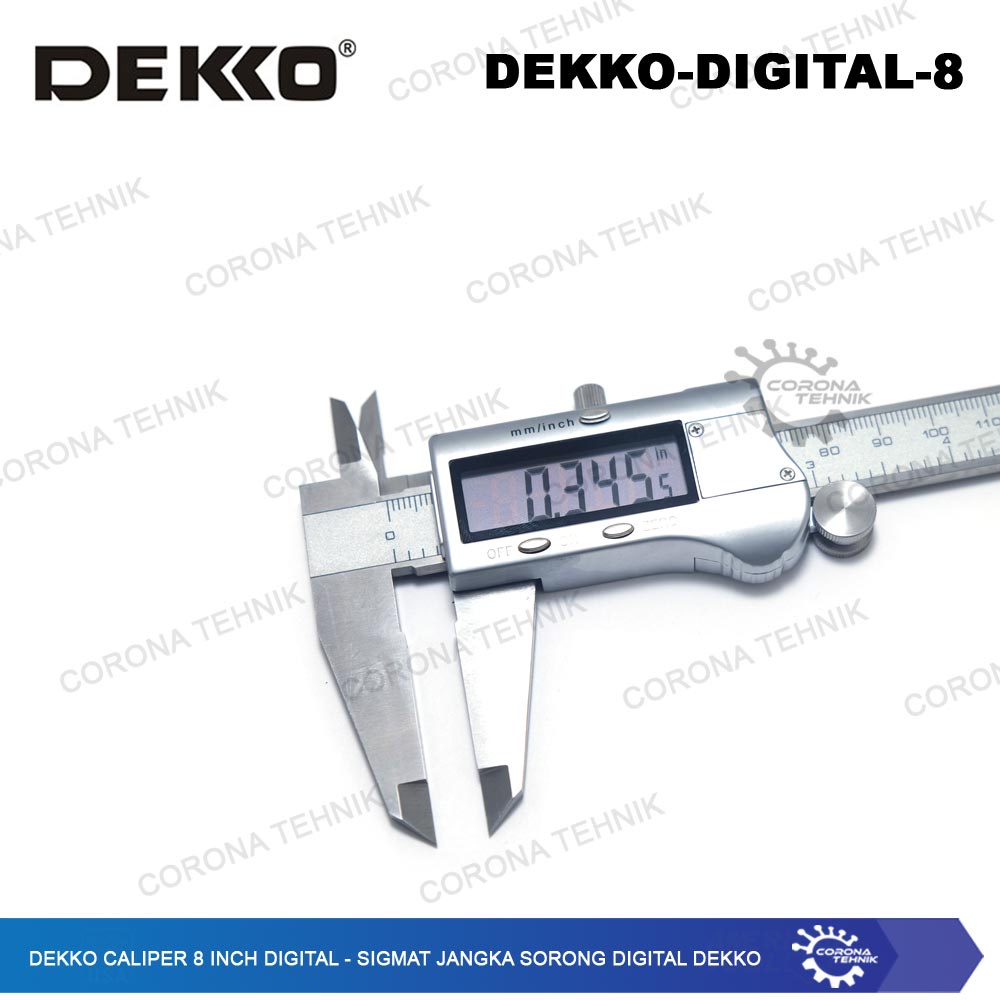 Sigmat Jangka Sorong Digital Dekko - Dekko Caliper 8 Inch Digital