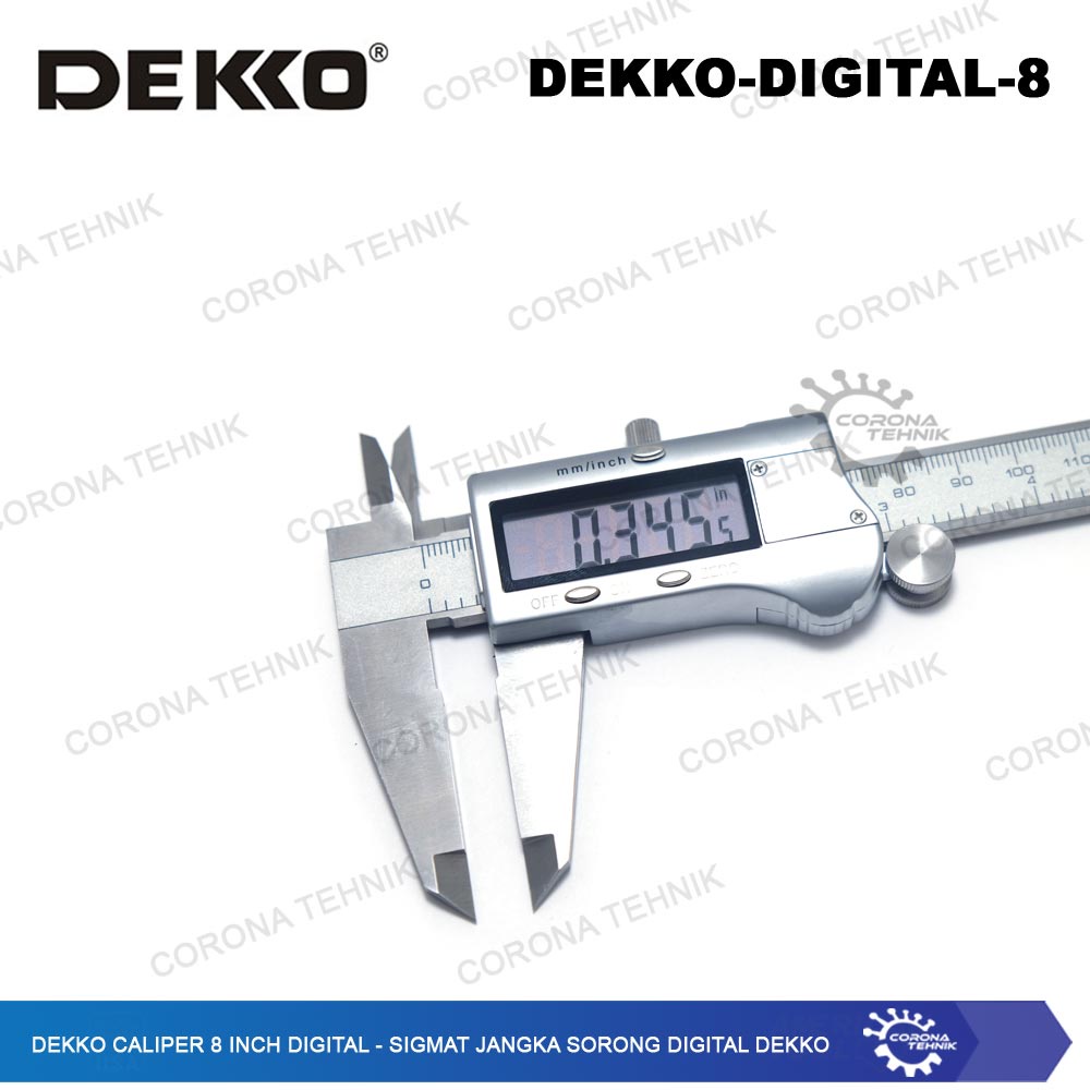 Sigmat Jangka Sorong Digital Dekko - Dekko Caliper 8 Inch Digital