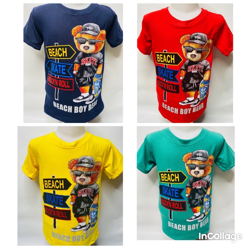 Kaos anak laki-laki-kaos BEAR 1-10 tahun