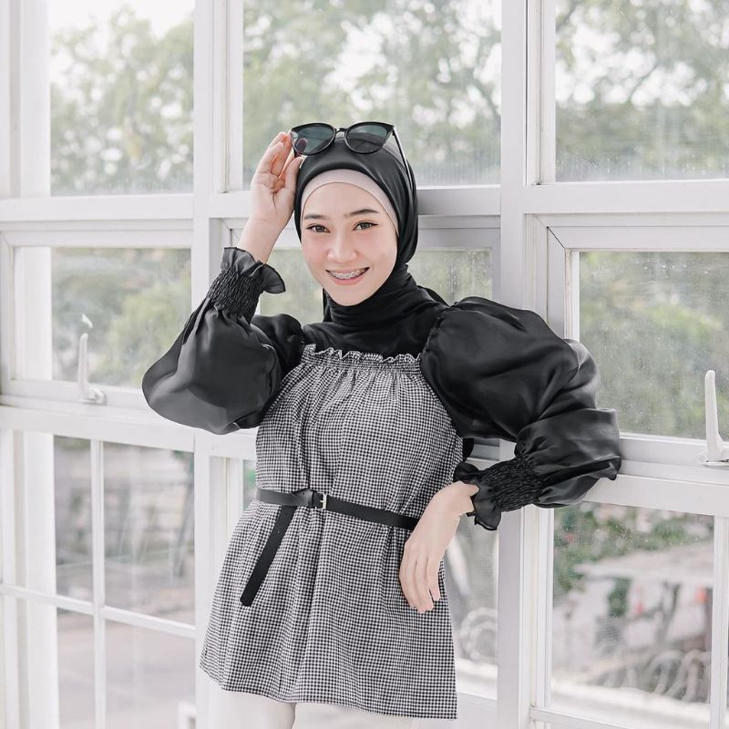 Sinsin top atasan blouse style wanita muslim