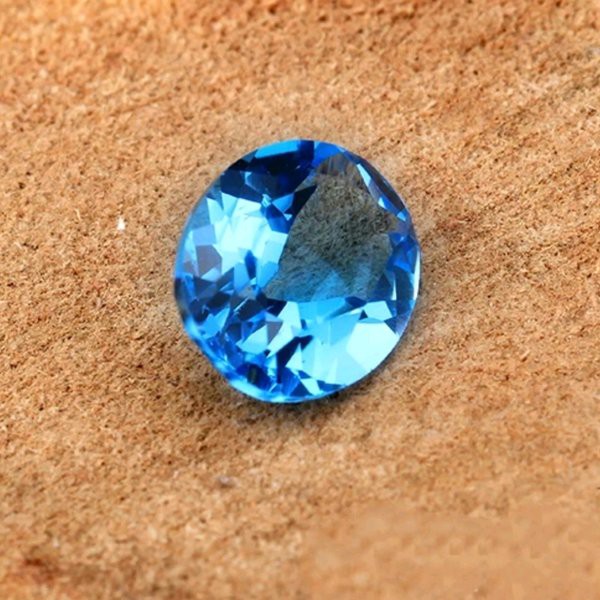 BATU PERMATA NATURAL SWISS BLUE TOPAZ