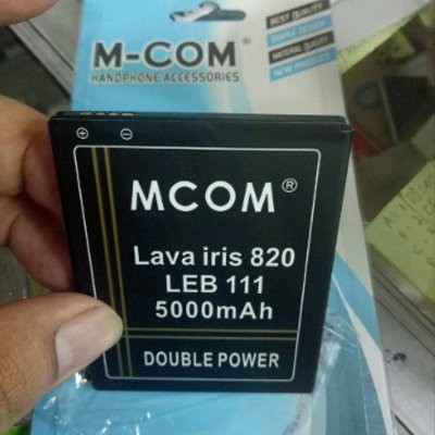 Battery Batre Baterai Double Power Mcom Lava Iris 820 60 80 LEB111