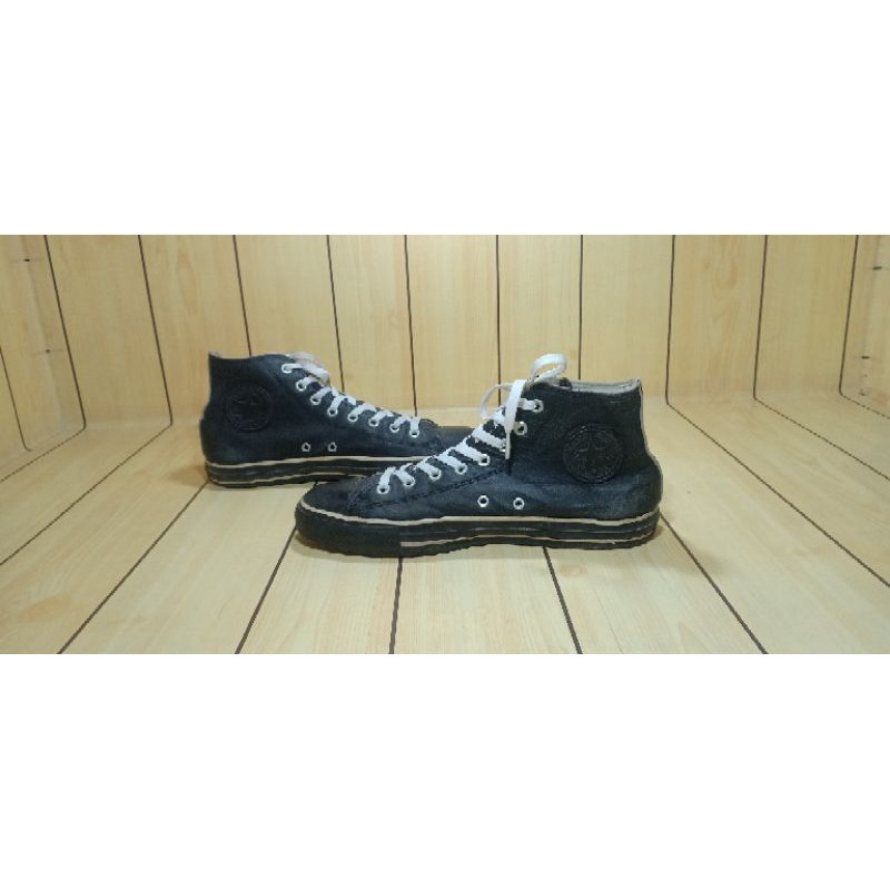 Converse ct hi full black leather original