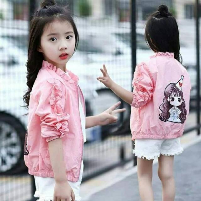 Jaket anak - jaket anak perempuan - jaket anak cewek korea - jaket anak model terbaru - KI