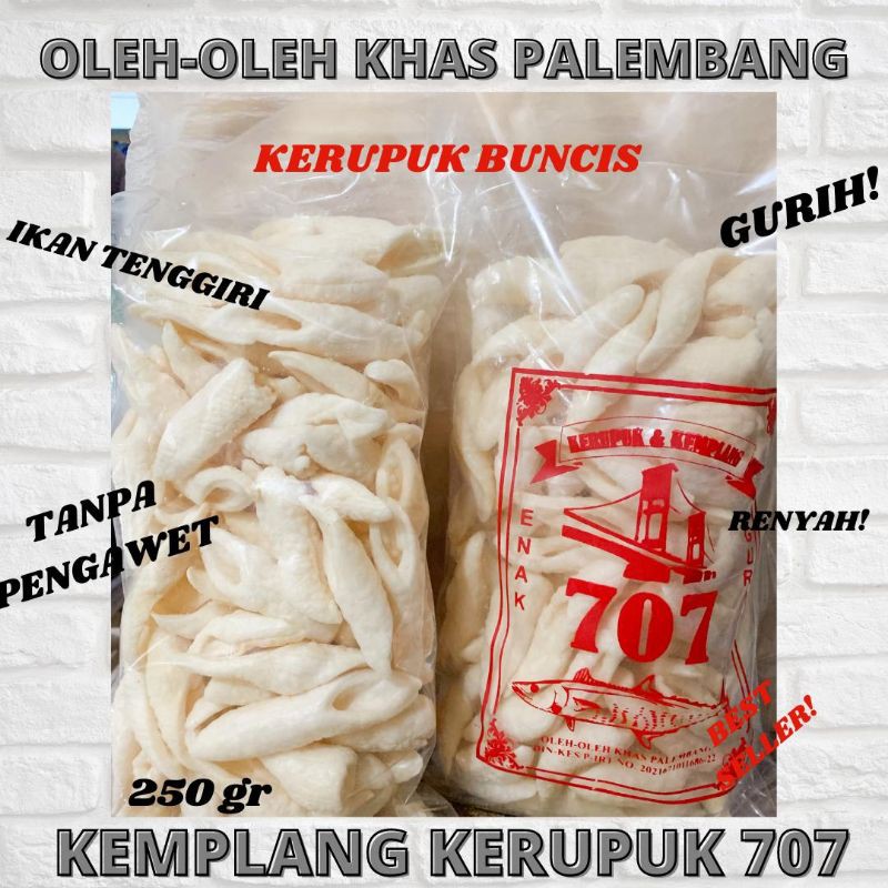 

KEMPLANG BUNCIS 707/kerupuk buncis/KEMPLANG PALEMBANG/IKAN TENGGIRI