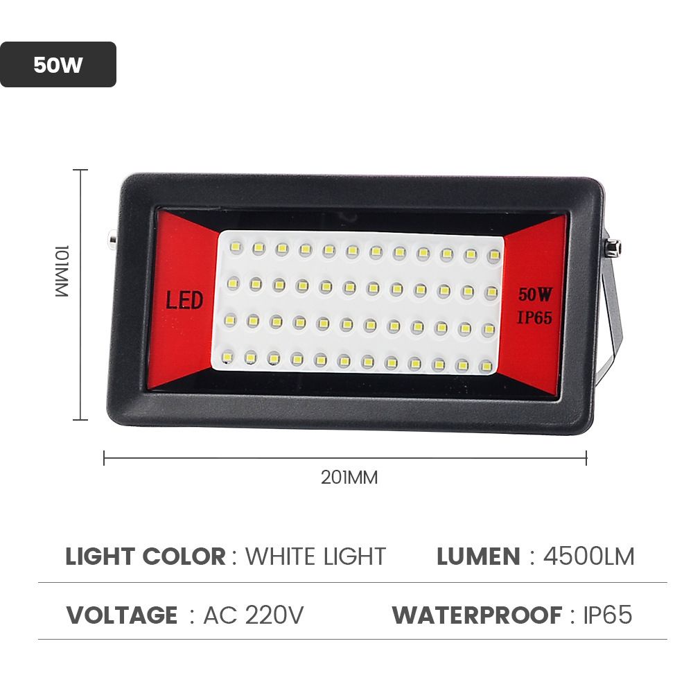 LAMPU SOROT / TEMBAK LED SLIM 50 WATT / 50W / SLIM LED FLOODLIGHT50 WATT AC 220V