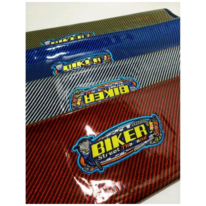 kulit sarung jok motor karbon biker thailand bordir