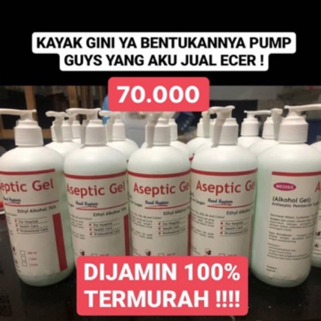 Hand Sanitizer Aseptic Gel Onemed 500ml
