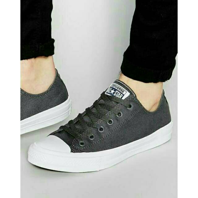 converse chuck ii low black