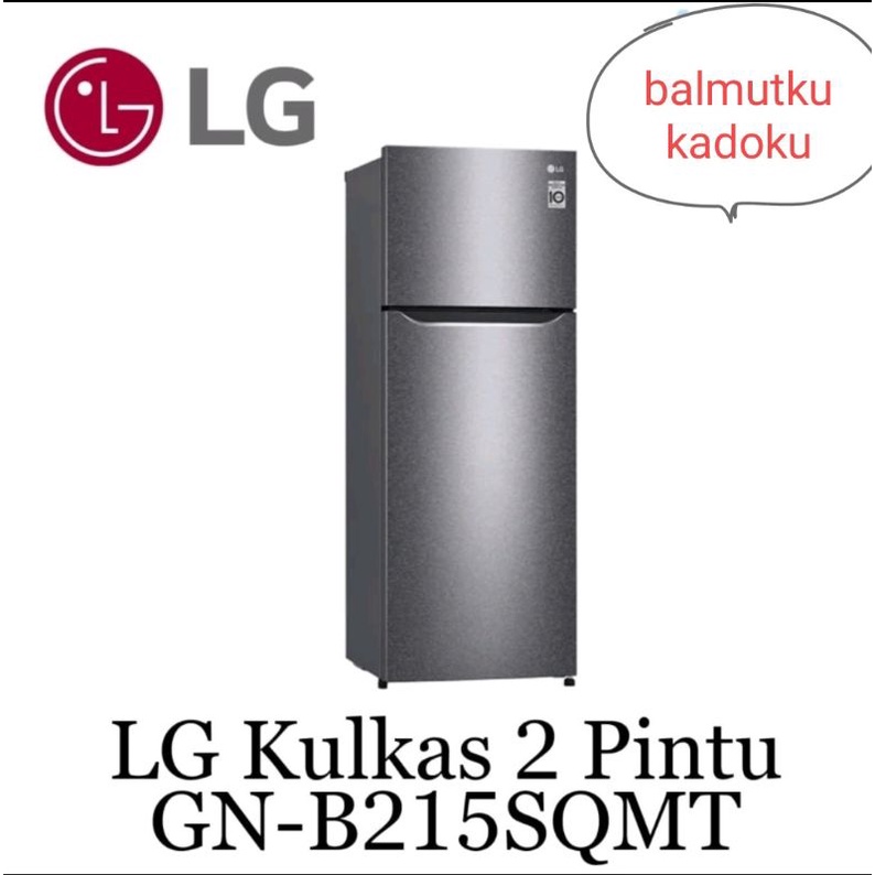 KULKAS LG 2 PINTU GN-B-215 BANDUNG SMART INVERTER