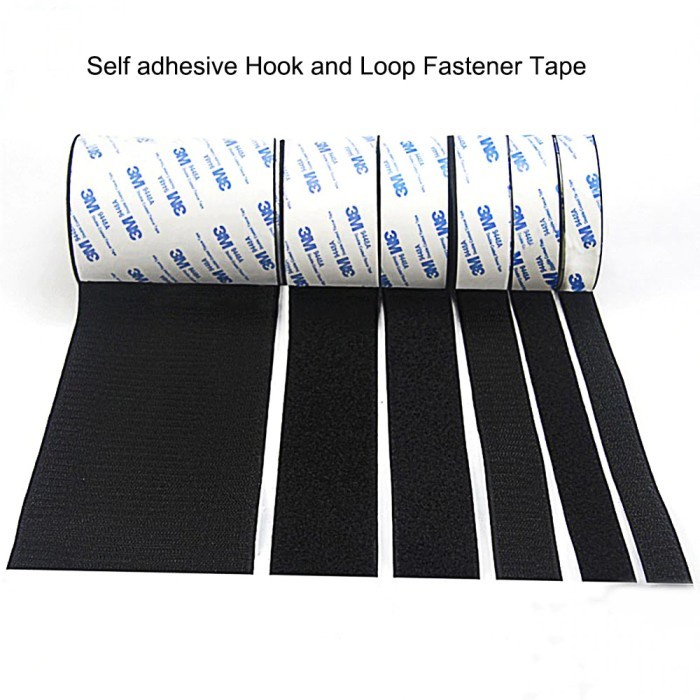 NIKTO Lakban Hook and Loop Magic Nylon Sticker 50mm x 1 Meter