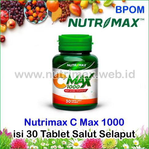 Harga Spesial Nutrimax C Max 1000 Mg Vitamin Cmax Vit Imun Tablet Plus 1000Mg Alami