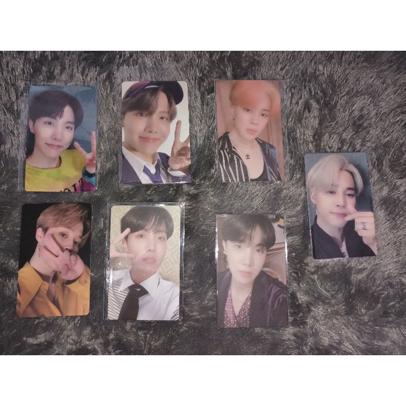 Photocard Jimin & Jhope/ Persona/ Lucky draw/ MOTS/Lighs BTS