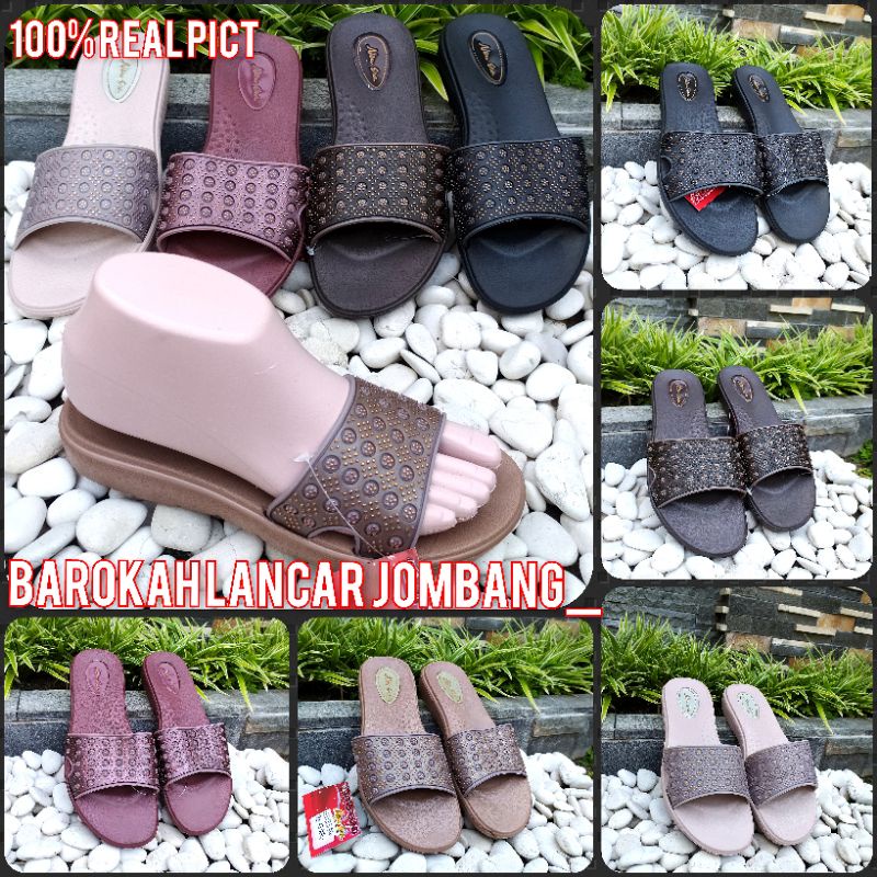 SANDAL SLOP WANITA NEW ERA LB E 1512 SIZE 37-41 100% ORIGINAL BY NEW ERA