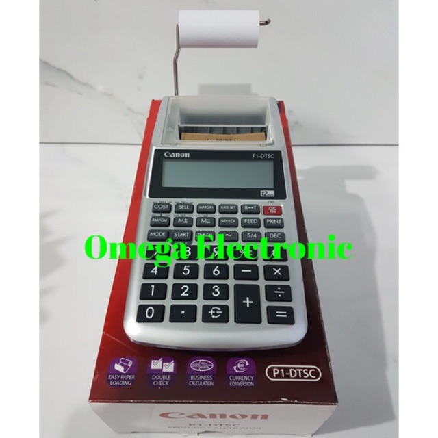 Canon Printing Calculator P1-DTSC - Kalkulator Kasir Printer Struk P1