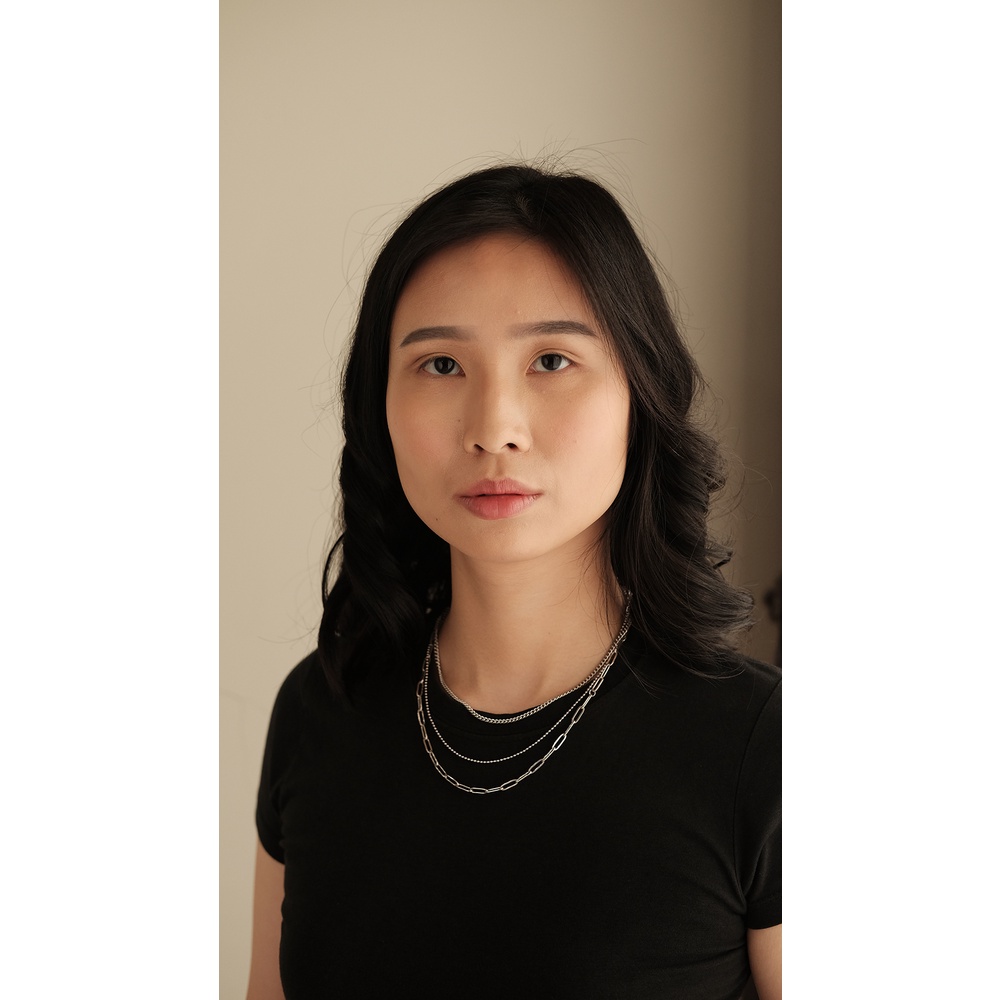 ANNALISE - Kalung Titanium Lapis Emas Necklace Perhiasan Tunangan Anti Karat Stainless 1009