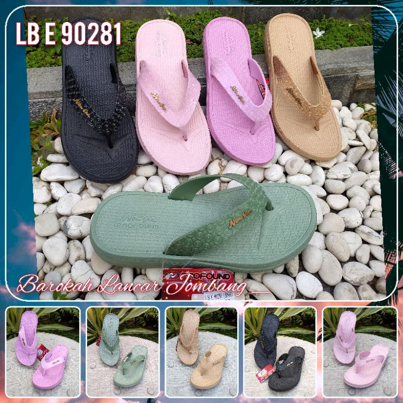 SANDAL JAPIT KARET NEW ERA LB E 90281 100%ORIGINAL 06