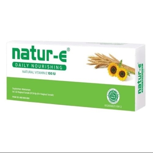 Natur-E 32 Kapsul / Natur E / Vitamin E / Vitamin E 100 IU / Vitamin Kulit / Halal