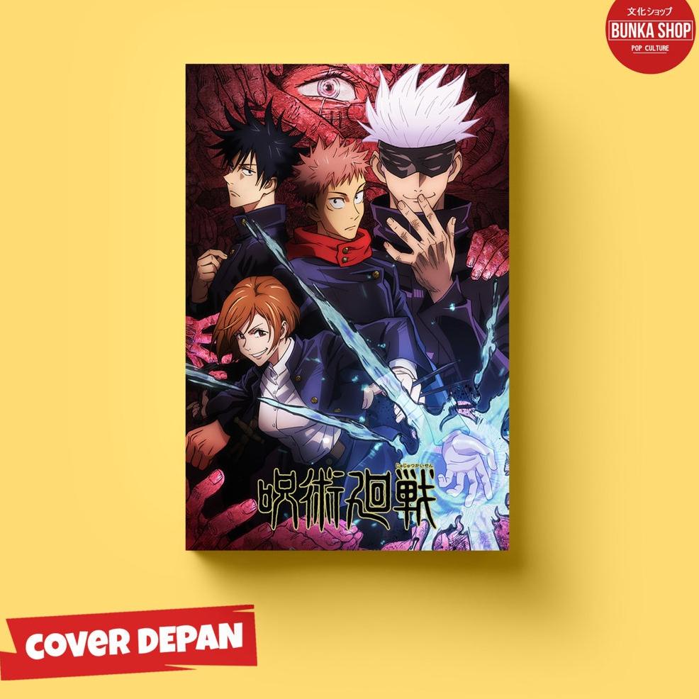 

(S7N3) Pocket Note Anime Jujutsu Kaisen Season 1 Softcover A6 Buku Tulis catatan Notes Agenda Planner Jurnal //Promo@harian