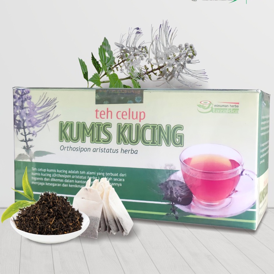 

TEH KUMIS KUCING KEMASAN TEH CELUP ISI 20 Kantong/ ASLI ORIGINAL / HALAL MUI ,BPOM