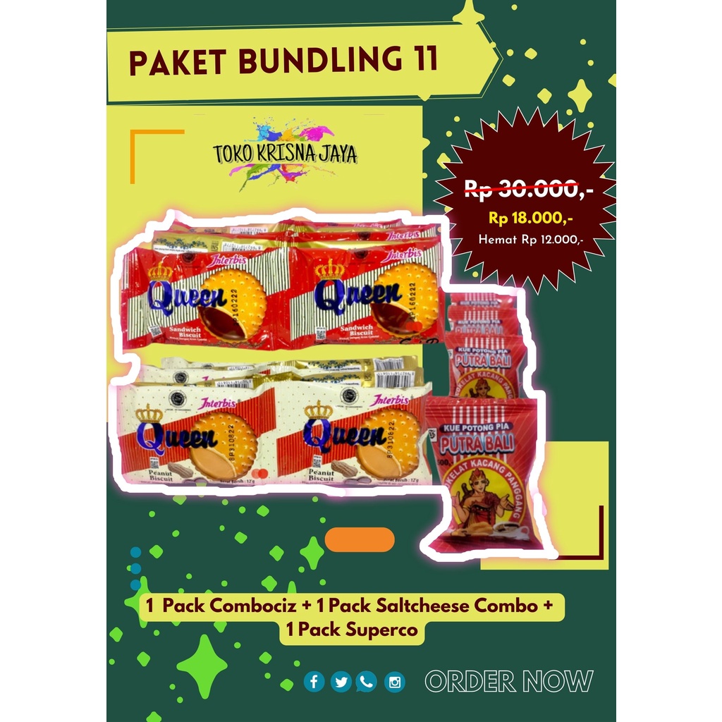 

PAKET BUNDLING 11 SNACK JADUL INTERBIS COKLAT | KACANG | PIA PUTRA BALI