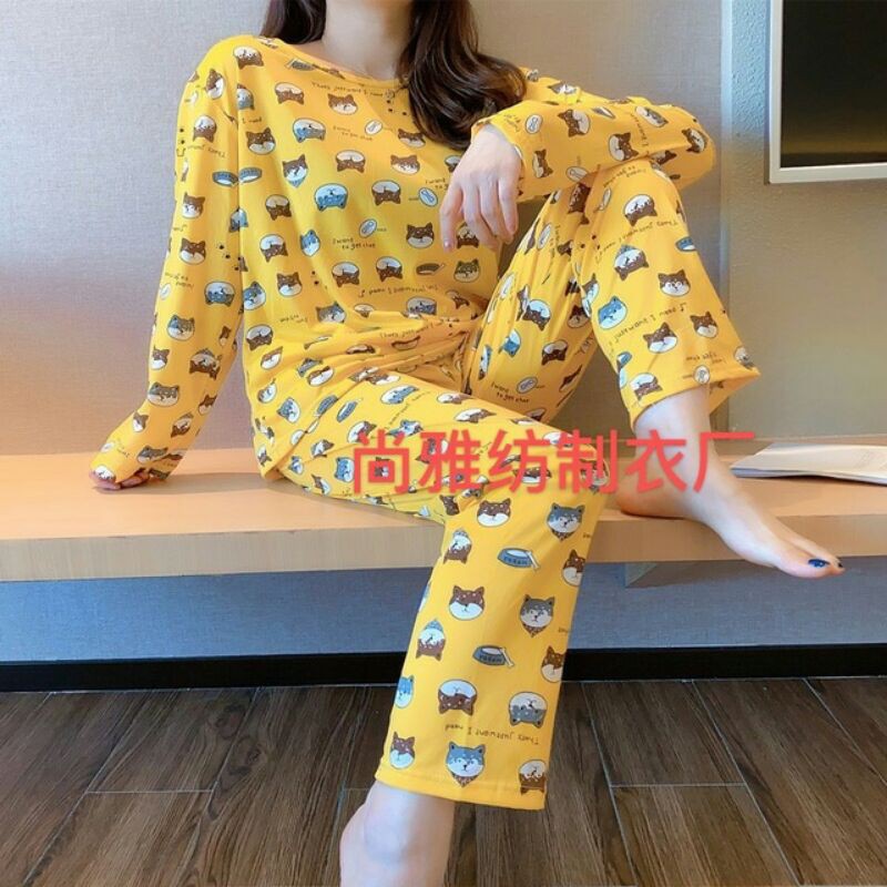 piyama import/piyama lucu/pajamas/babydoll/sleepingset/gucci/mickey