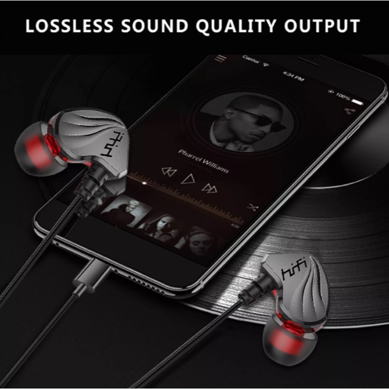 [Headset Gaming] Sport Music 6D Surround Stereo Bass Hifi dengan Mic Earphone Headphone Gaming